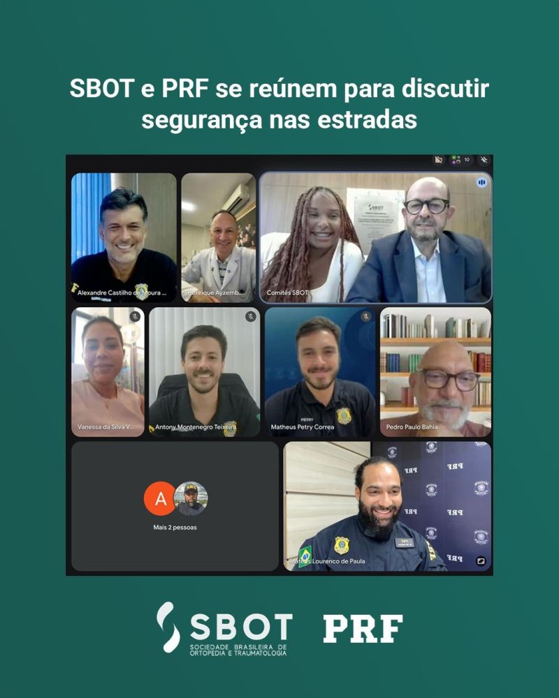 SBOT e PRF estruturam agenda conjunta de segurança viária