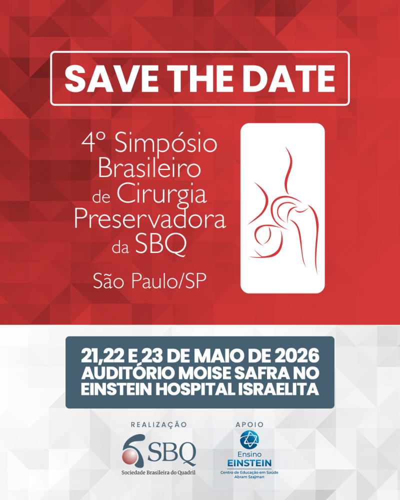 4º Simpósio Brasileiro de Cirurgia Preservadora da SBQ será de 21 a 23 de maio, em São Paulo 